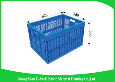 O Virgin PP enegrece caixas de armazenamento plásticas, recipientes plásticos dobráveis recicláveis