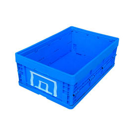 Recipientes plásticos dobráveis azuis estáveis/caixas plásticas de dobramento