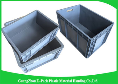 WarehouseEuro padrão que empilha os recipientes que movem o armazenamento Grey Light Weight