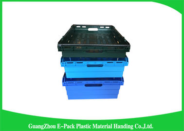 Customzized Mesh Plastic Food Crates com punhos ou os apertos de mão ergonômicos