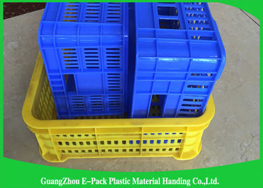Empilhamento fácil das lojas da categoria de Mesh Plastic Food Crates Food da saúde