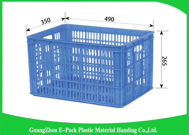Empilhamento fácil das lojas da categoria de Mesh Plastic Food Crates Food da saúde