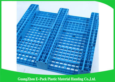 Páletes plásticas pequenas da única cara com tubos de aço para dentro, dever claro Mini Plastic Pallets