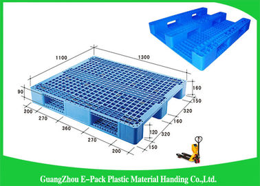 As páletes 100% plásticas do Euro do HDPE do Virgin ventilaram empilhável para a indústria alimentar
