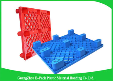 Páletes plásticas Nestable do HDPE industrial antiderrapante com a plataforma contínua durável