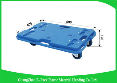 Zorra empilhável da mobília de 4 rodas, Dolly For Platform Cart Transport movente resistente