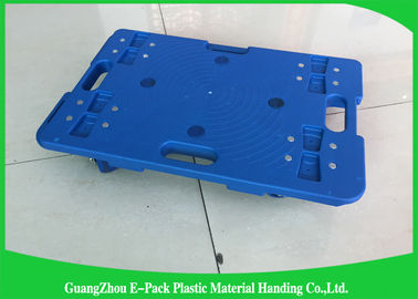 Capacidade de carga grande industrial Dolly Cart plástica, zorra movente reciclável do equipamento