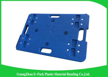 Capacidade de carga grande industrial Dolly Cart plástica, zorra movente reciclável do equipamento