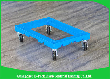 Pálete personalizada Dolly100 móvel plástico - 150KG capacidade 612 * 412 * 145mm