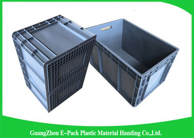 Tampas de Mini Load Euro Containers With, materiais de empilhamento plásticos padrão dos PP das caixas
