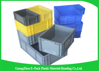 Tampas de Mini Load Euro Containers With, materiais de empilhamento plásticos padrão dos PP das caixas