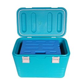 Água - o selo da prova isolou o bloco de gelo fresco da caixa para o portador vacinal/o acampamento