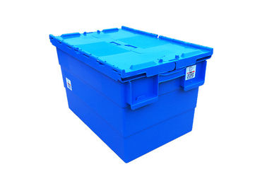 23,6' armazenamento de x 15,7 ' que move Tote Box With Hinged Lids plástico empilhável