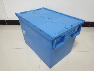 Os grandes totalizadores plásticos do armazenamento do aninhamento uniram a cor personalizada tampas