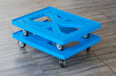 Impacto - capacidade de carga movente plástica 225kg do trole da resistência grande