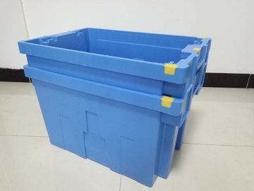 Empilhando o sólido Tote Box Standard Size plástico do assentamento 600*400mm