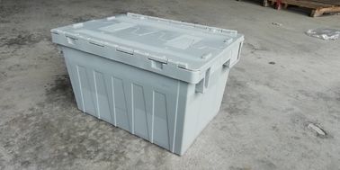 Caixas empilháveis plásticas 550*370 milímetro do retorno do armazenamento da durabilidade alta