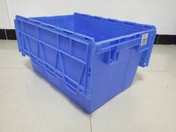 Recipientes personalizados de Logo Printing Plastic Attached Lid/PP Tote Boxes