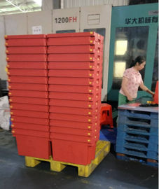 Empilhando o sólido Tote Box Standard Size plástico do assentamento 600*400mm