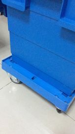 3 avança quatro que o plutônio roda Dolly Rudder Moving Customized de empilhamento plástica