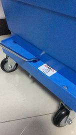 3 avança quatro que o plutônio roda Dolly Rudder Moving Customized de empilhamento plástica