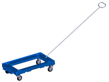 3 avança quatro que o plutônio roda Dolly Rudder Moving Customized de empilhamento plástica