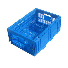 Carregamento dobrável de pouco peso dos alimentos do polipropileno do Virgin do recipiente plástico 600*400 milímetro