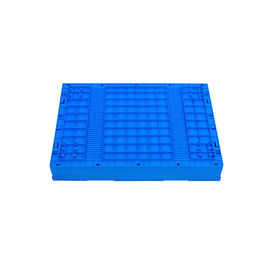 Plástico maior unido Tote Boxes Stronger dobrável do volume das tampas e durabilidade