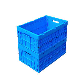 Impacto - Virgin PP Tote Boxes Solid Bottom dobrável 600*400 milímetro da resistência