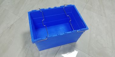 Bandejas 100% empilháveis do aninhamento dos PP do Virgin com transporte do armazenamento das barras de aço