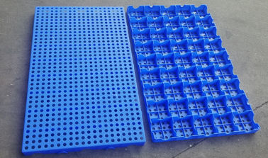 Mesh Floor Plastic Export Pallets que conecta a capacidade de carregamento alta de limpeza fácil