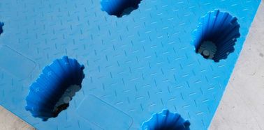 9 da Impacto-resistência do assentamento 1100*900 milímetro de sopro pés de páletes plásticas do molde