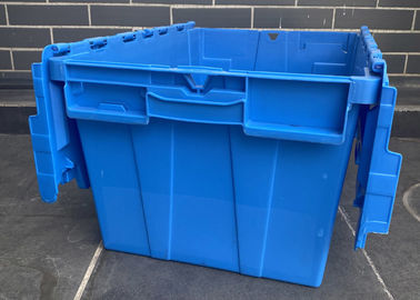 Transporte 30kg resistente que empilha o assentamento Tote Boxes