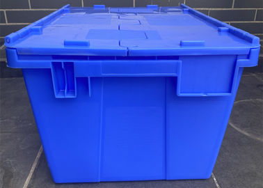 Recipientes de armazenamento plásticos do transporte da tampa 35kg 310mm dos PP