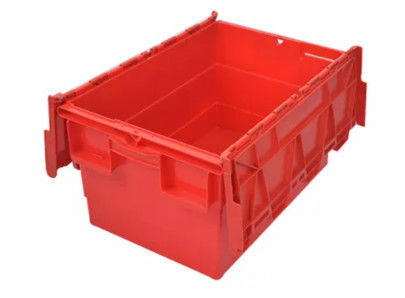 Assentamento feito sob encomenda Tote Boxes With Attached Lids do armazenamento
