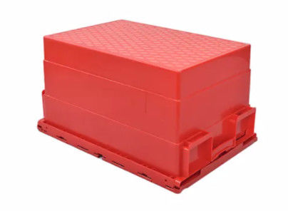 Assentamento feito sob encomenda Tote Boxes With Attached Lids do armazenamento