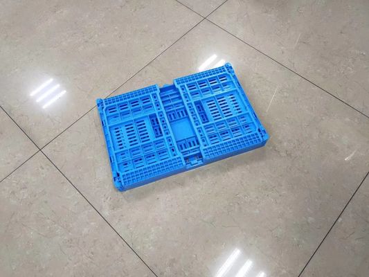 Escaninhos da cesta do transporte dos alimentos frescos das caixas de plástico das frutas e legumes do empilhamento vertical com furos