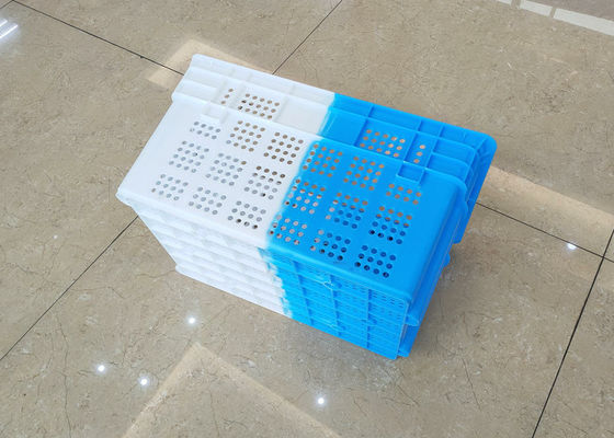 Cor dobro que envia caixas plásticas Nestable para frutas e legumes