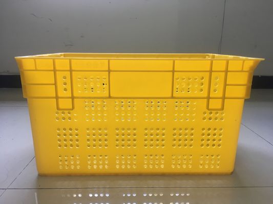 distribuição empilhável do retorno das caixas de plástico das frutas e legumes de 600*400mm