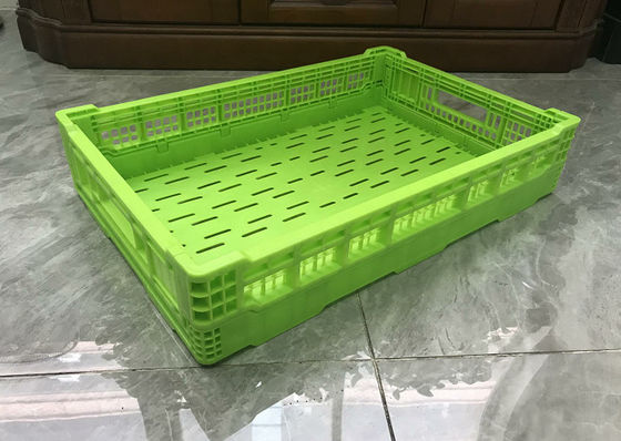 Caixas de plástico Logo Printing das frutas e legumes da loja 600*400*120mm
