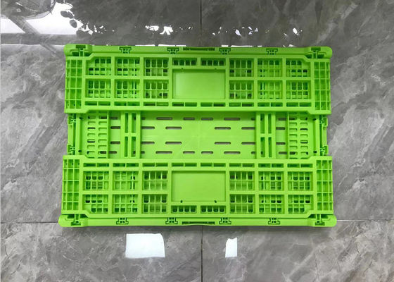caixas plásticas dobráveis de carregamento do fruto 20kg vegetal