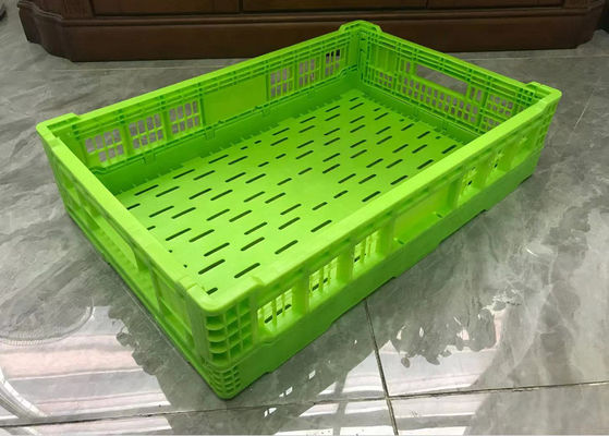 Caixas plásticas do OEM Mesh Structure Fruit And Vegetable para a distribuição