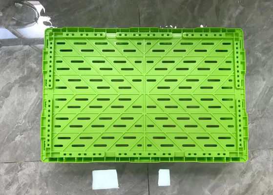 Caixas dobráveis de Mesh Wall Turnover Plastic Storage para os frutos vegetais