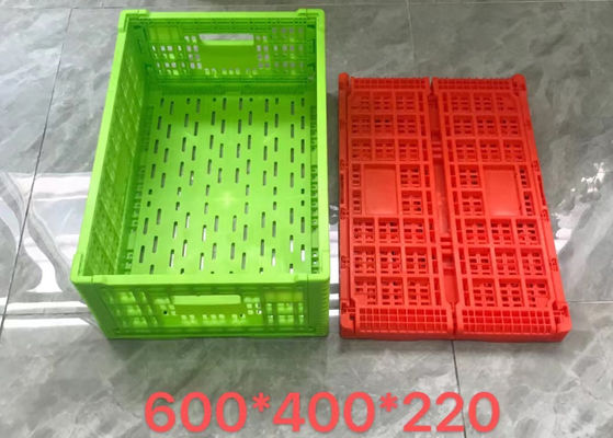 Caixa plástica da cesta do transporte do vegetal de fruto do armazenamento para o supermercado