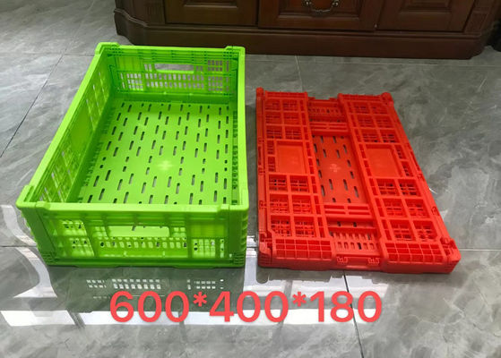 Caixa plástica da cesta do transporte do vegetal de fruto do armazenamento para o supermercado
