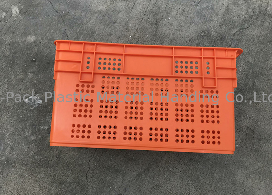 Caixas de empilhamento plásticas Nestable exaladas para a altura de Mesh Structure 120mm do fruto