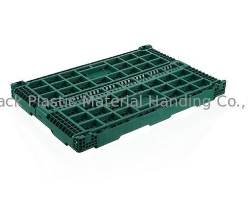 as caixas de plástico das frutas e legumes de 600*400mm ensamblam para sulcar a cor feita sob encomenda