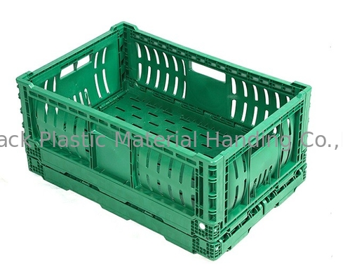 Capacidade de carga dobrável exalada 20kg das caixas plásticas das frutas e legumes
