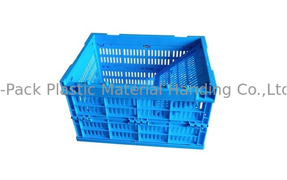 Caixas de plástico azuis pequenas das frutas e legumes do tamanho 400*300mm