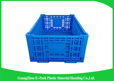 Grandes caixas plásticas de dobramento/escaninhos de armazenamento plásticos dobráveis